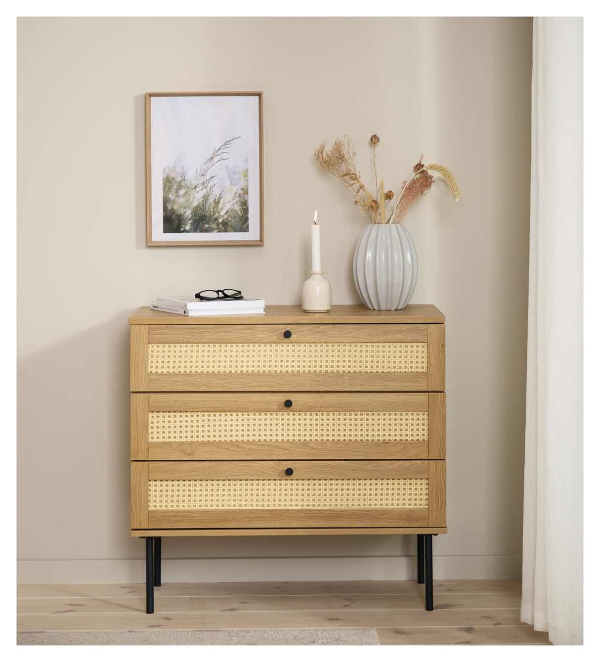 Pensacola, chest of drawers - oak