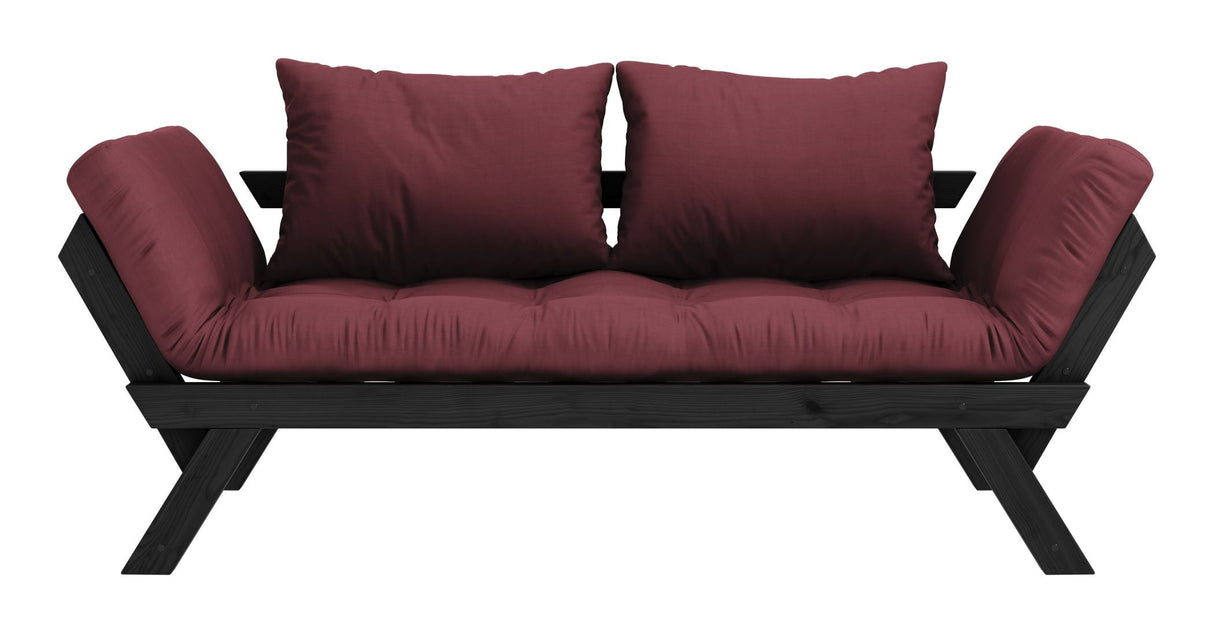 Bebop Sofa bed Bordeaux/Black