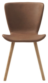 Teslin, dining chair - brown