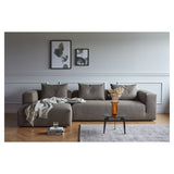 Kornum Sofa with chaise longue left, Taupe