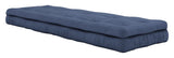 Buckle-Up Futon Chair, Navy Petroleum Blue