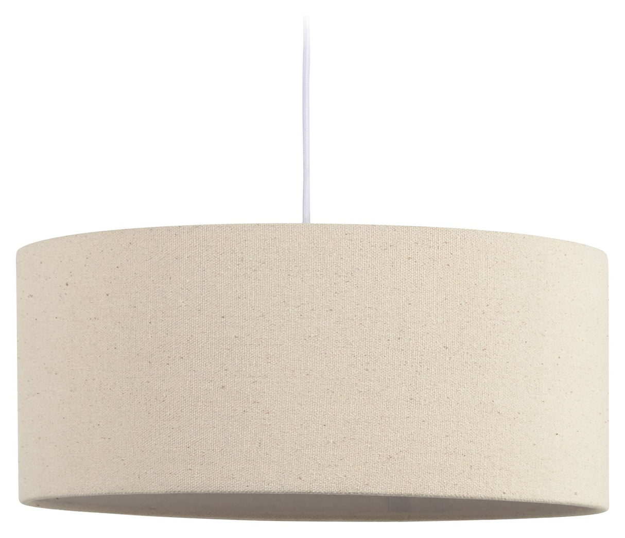 Nazli linen Lamp shade, Ø50, Beige finish