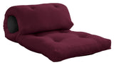 Wrap Futon, Dark Gray/Bordeaux