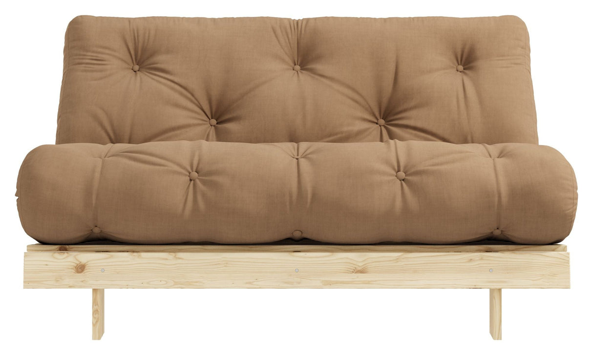 Roots 140 Sofa bed, Mocca/Nature