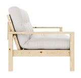 Knob Sofa bed, Lacquered pine, Off white