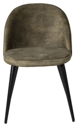 Velvet Dining Chair, Green Velvet