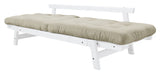 Step Sofa bed, Beige/White