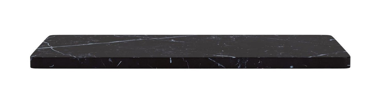 Panton Wire Top Panel, D: 20, Black Marble