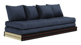 Chico Futon Sofa w. Tatami mats, Navy