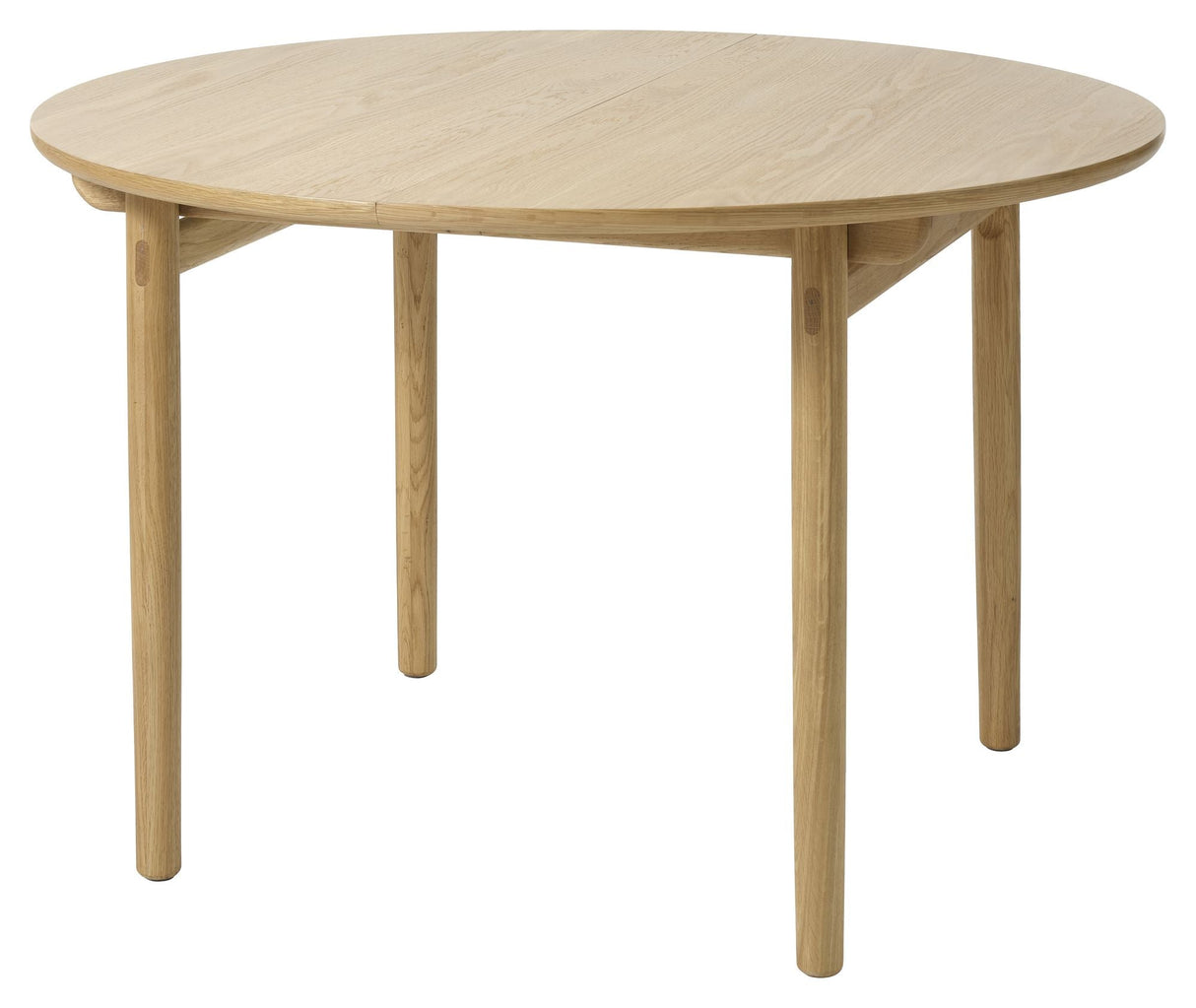 Stockholm Dining table, Oak veneer, Ø120