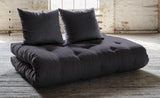 Shin Sano Futon Sofa, Dark Gray/Nature