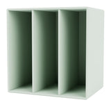 Mini Shelf Module with vertical shelves, Mist