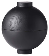 XL Wooden Sphere Black