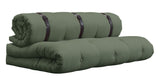 Buckle-Up Futon Sofa, Olive Green