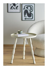 Bloomingville Soffy Side Table, Nature, Aluminum, Ø48