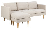 Milly, 2-pers. Chaise longue, right - beige