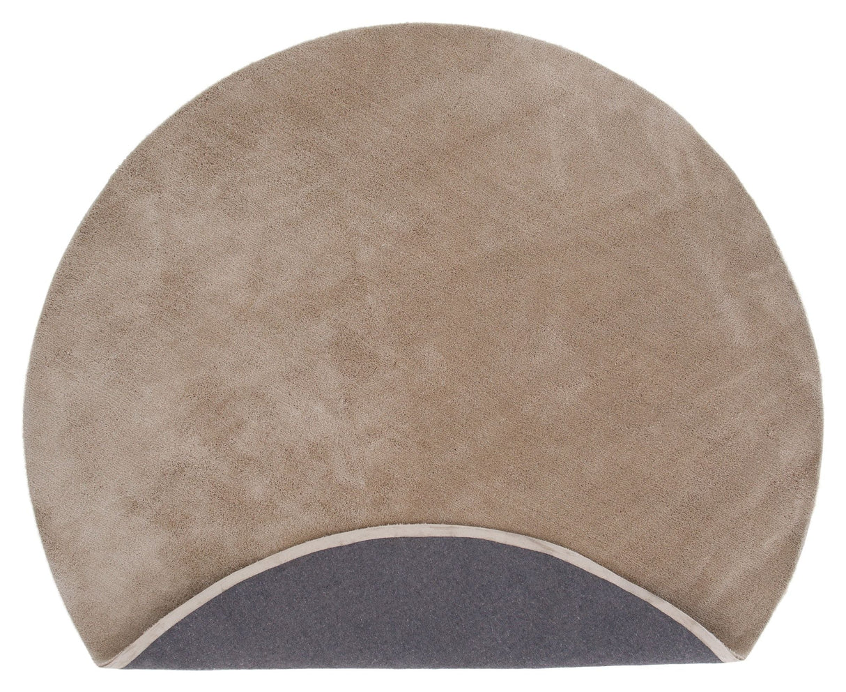 Undra Cotton rug, Ø200, Beige