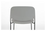 homii Stacks Dining Chair, Mat Gray