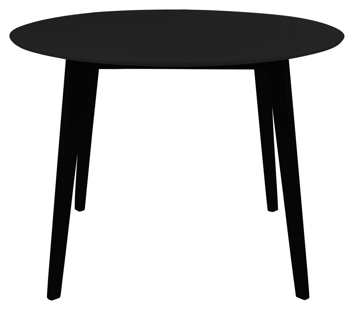 Vojens Dining Table Ø105x75, Black