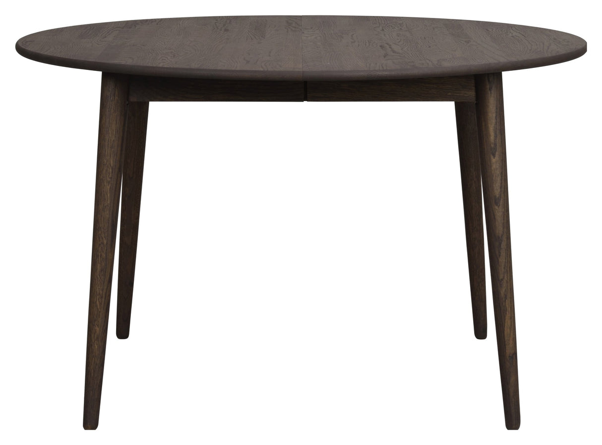 Tyler, dining table Ø120 - brown/oak