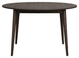 Tyler, dining table Ø120 - brown/oak