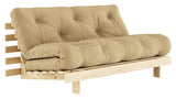 Roots 160 Sofa bed, Pine/Wheat beige,