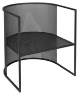 Bauhaus Lounge Chair, Black lacquered steel