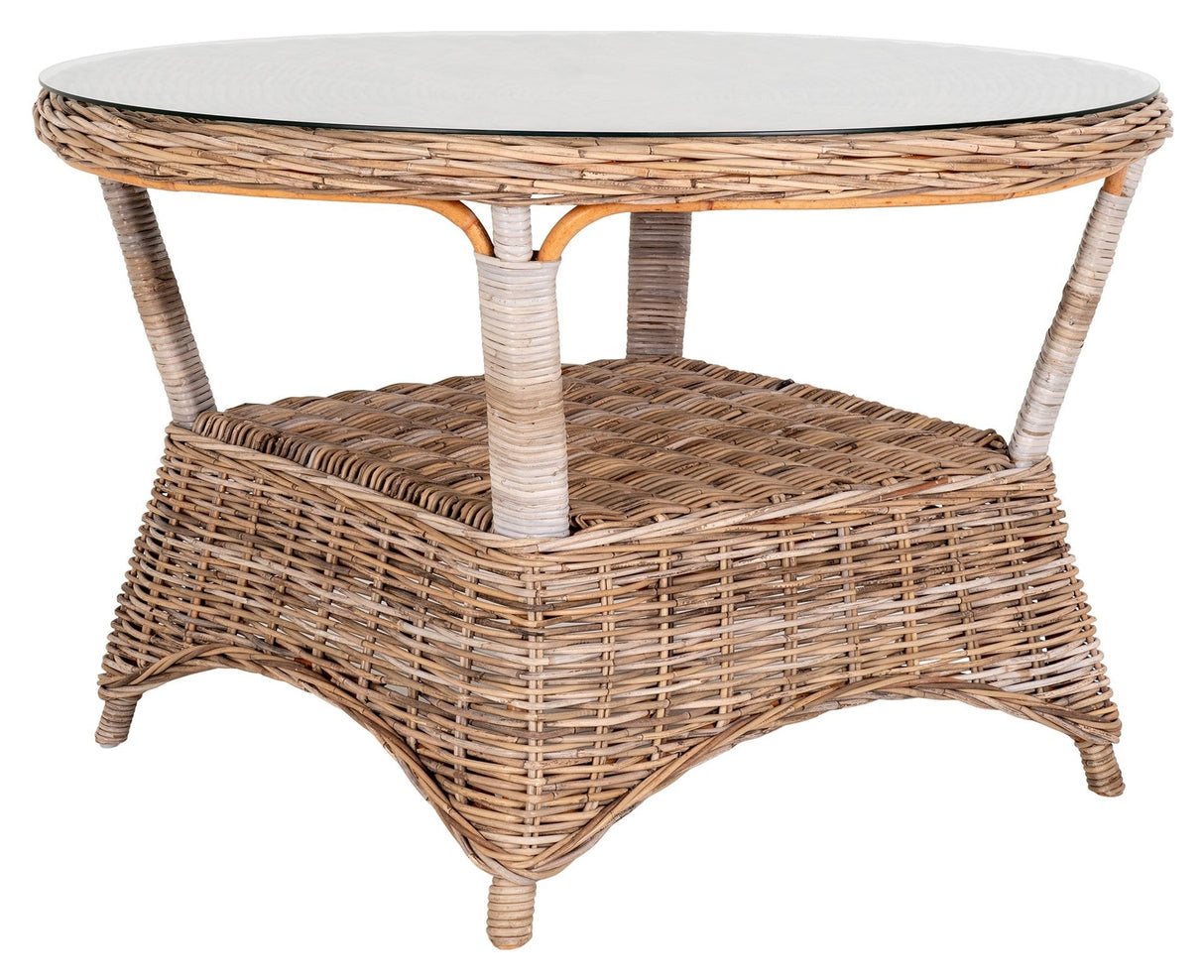 Larisa, Garden table Ø120, gray