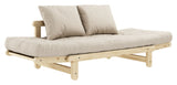 Beat Sofa Bed, Nature, Pine/Beige