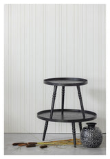 Ponto Side Table, Ø75, Black MDF