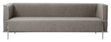 Modernist 3-pers. Sofa, Beige wool