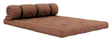 Buckle-Up Futon Sofa, Clay Brown