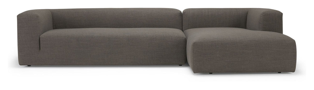 Kornum Sofa with chaise longue right, Taupe