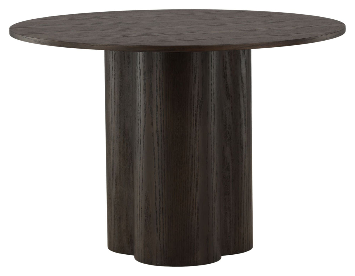 Olivia Dining Table Ø110 - Mocca