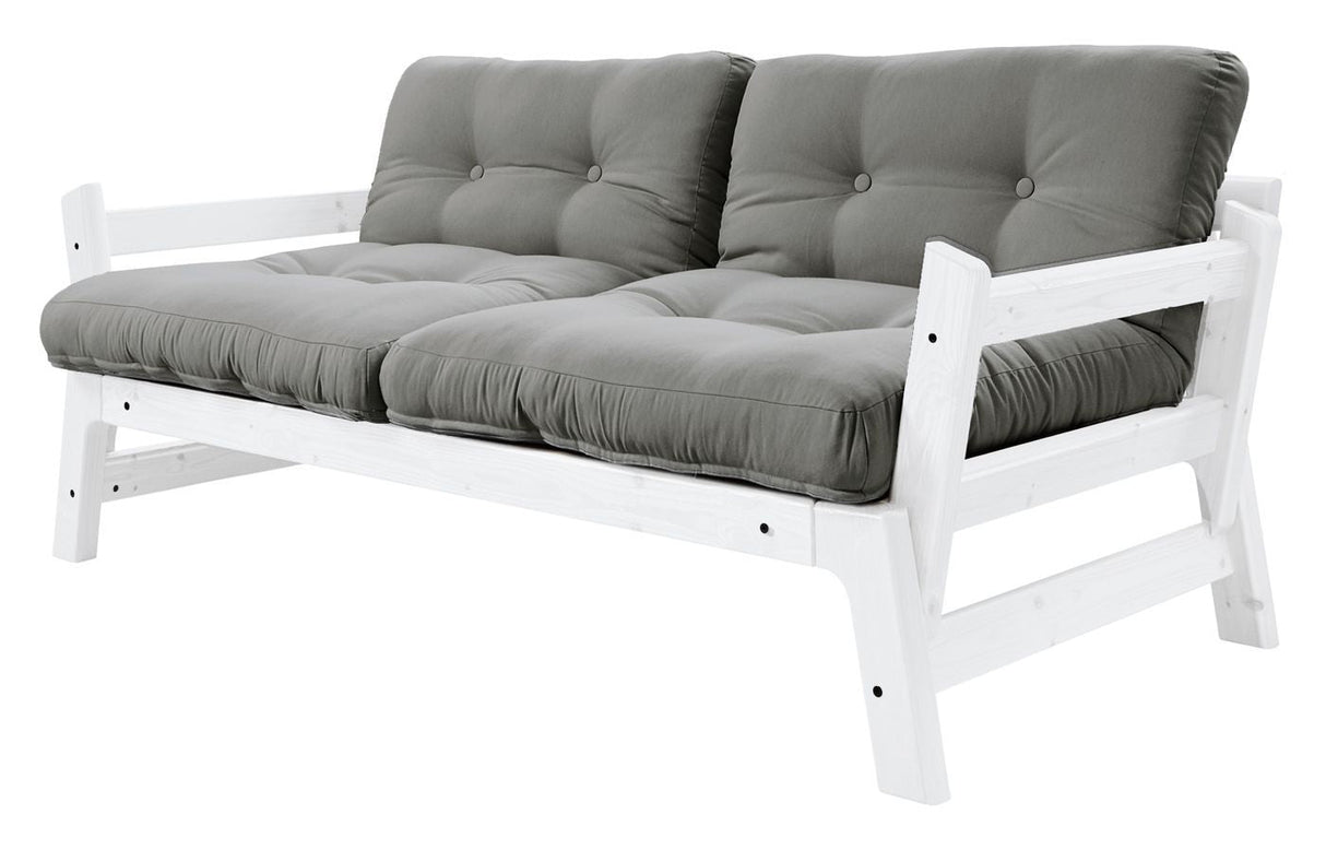 Step Sofa bed, Gray/White