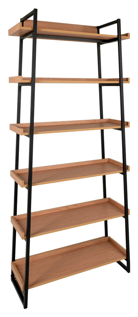 Sakai, Shelf 185cm, oak/black,