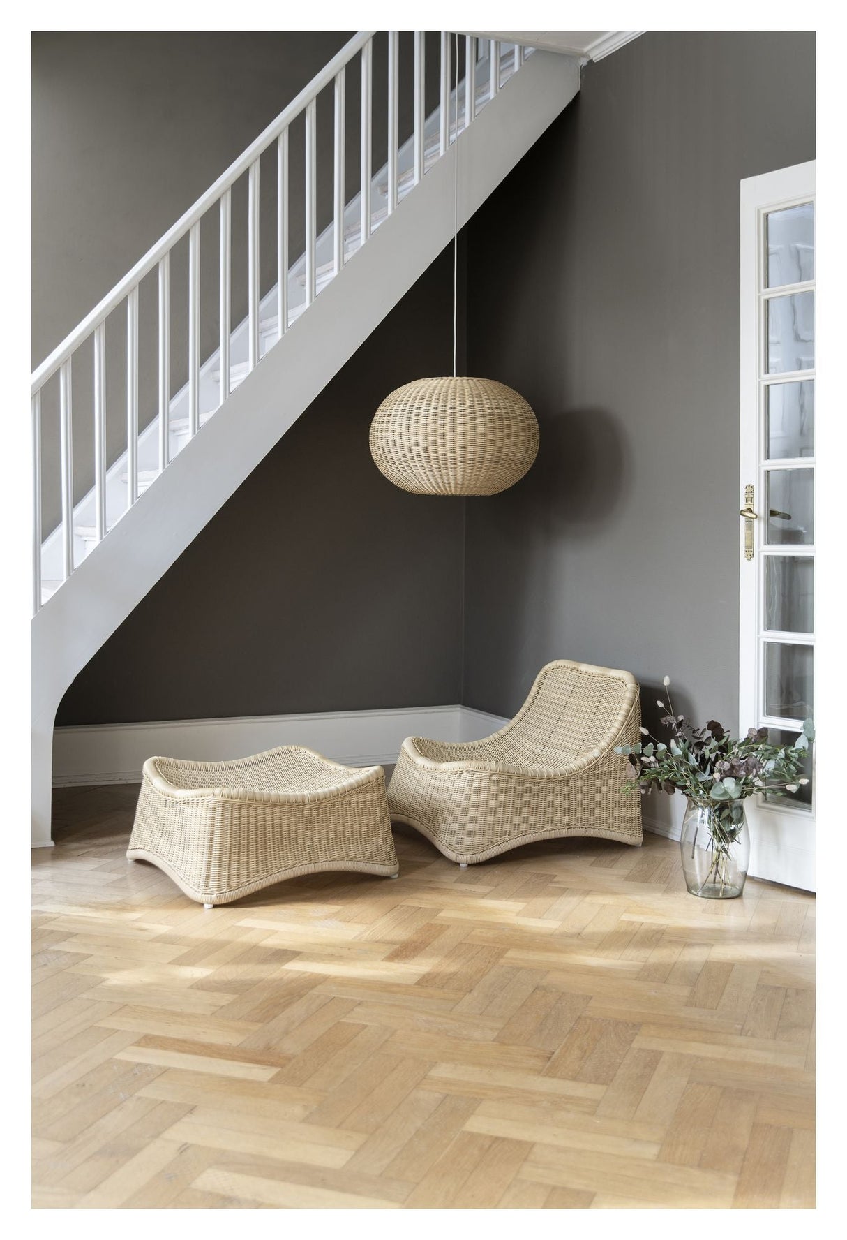 Tangelo Lampshade, Ø62, Rattan