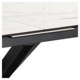 Heaven, dining table 168/210cm - white