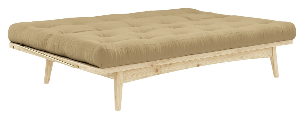 Folk Sofa bed, Pine/Wheat Beige