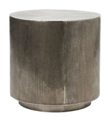 Rota Coffee table Ø50x50 - Brushed silver