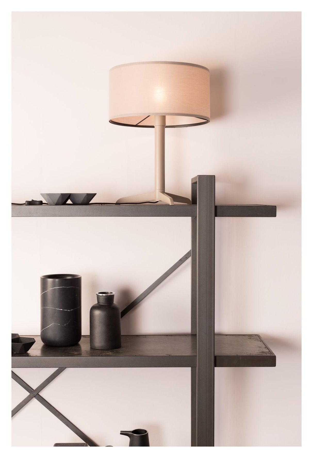 Zuiver Shelby Table Lamp Ø36 - Gray