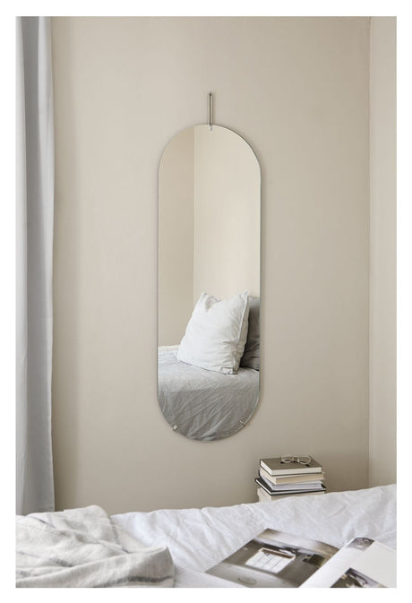 Wall mirror, 133 cm, Chrome