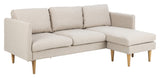 Milly, 2-pers. Chaise longue, right - beige