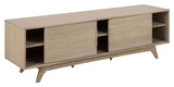 Aliva TV table, White pigment oak veneer