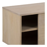 Aliva TV table, White pigment oak veneer