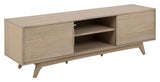 Aliva TV table, White pigment oak veneer