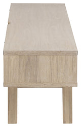 A-Line Table, Solid and oak veneer, White pigmented oil