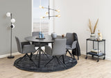 Roxby Dining Table Ø140, Black-stained