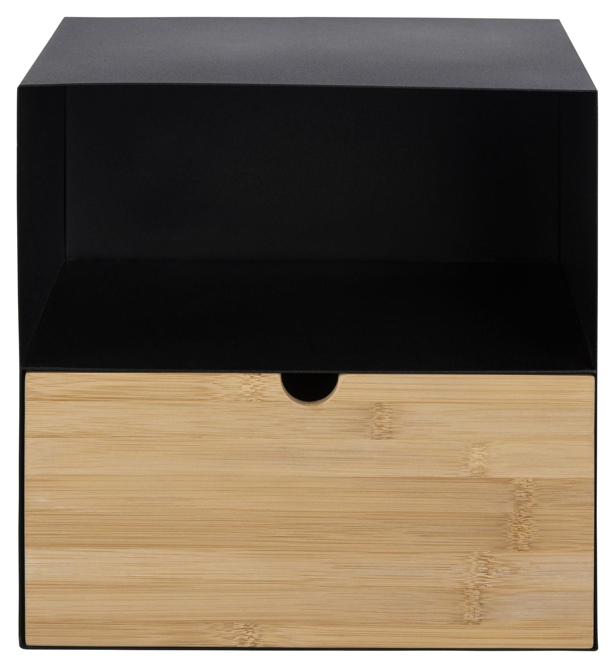 Joliet Bedside Table, Wall Hanged, Black