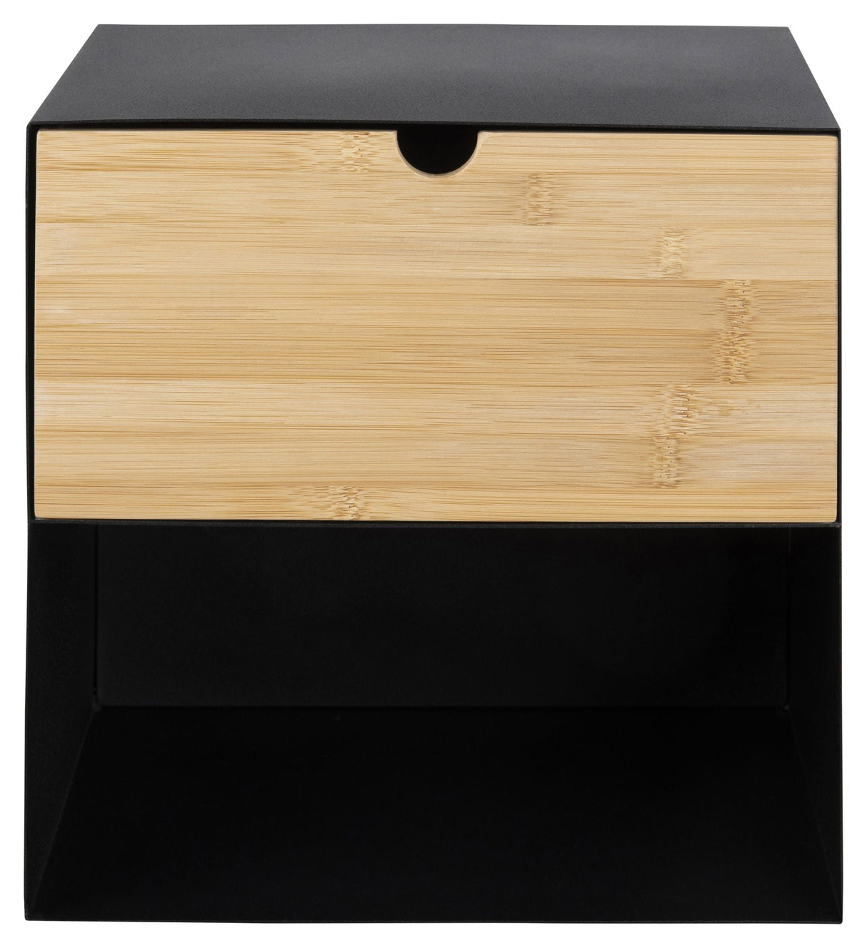 Joliet Bedside Table, Wall Hanged, Black